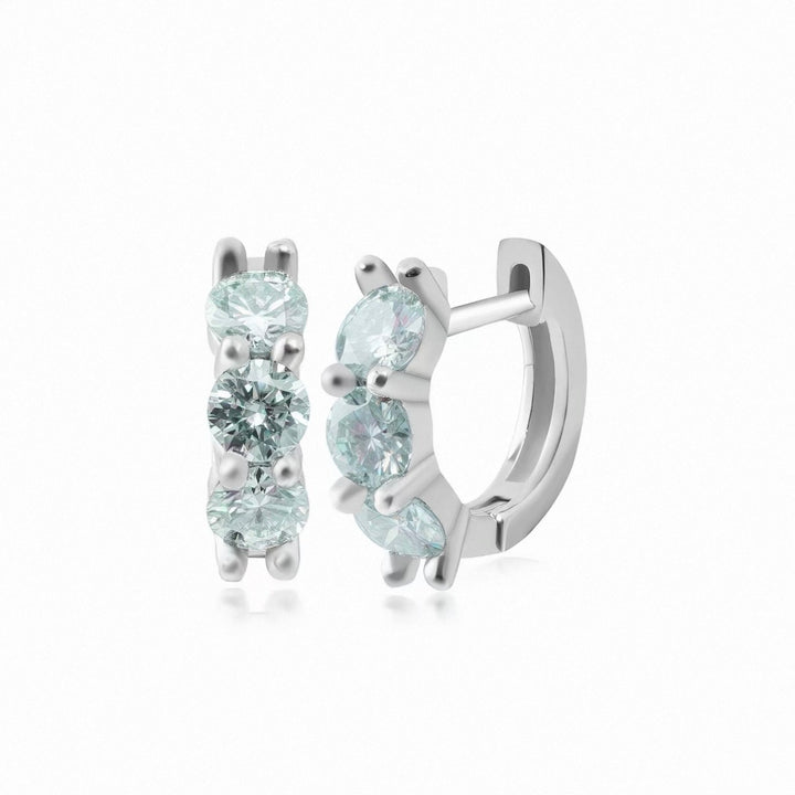 Moissanite Trio Ear Stud