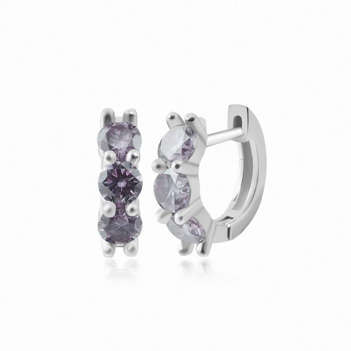 Moissanite Trio Ear Stud