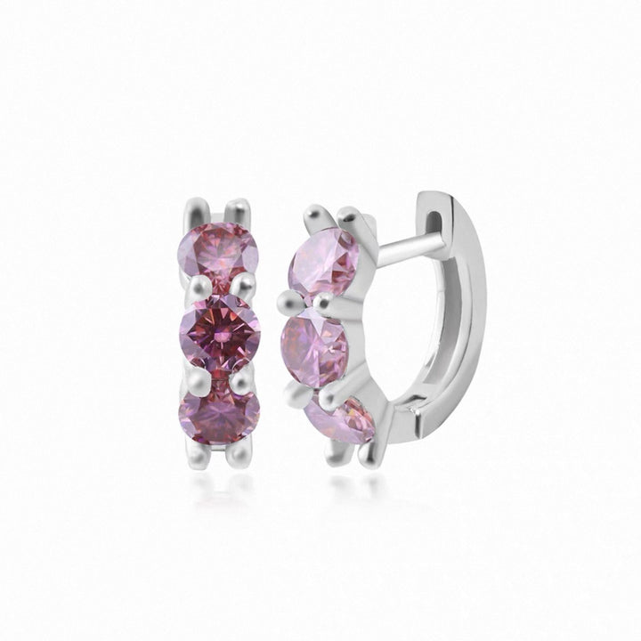 Moissanite Trio Ear Stud