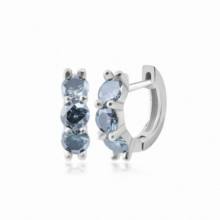 Moissanite Trio Ear Stud