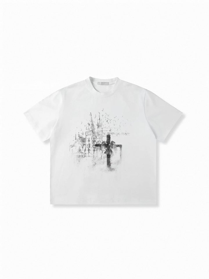 Silence Of The Crows T-shirt-White